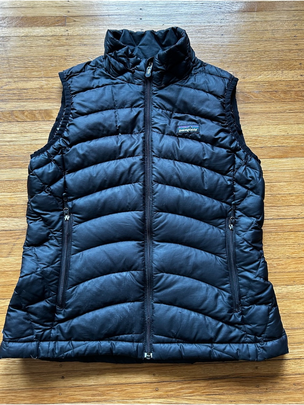 Patagonia Black Quilted Down Vest for Women